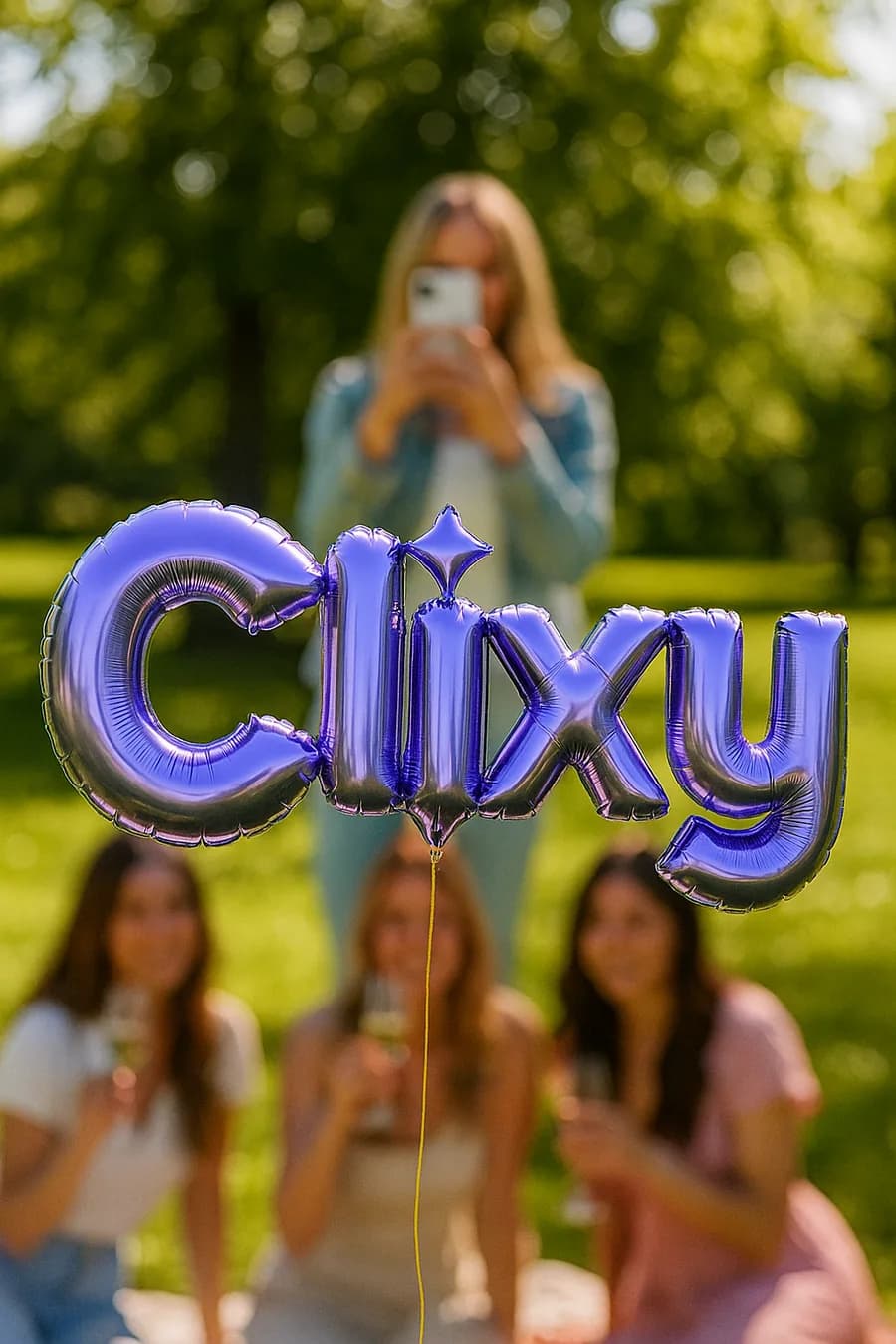 Guests at an event with Clixy photo sharing